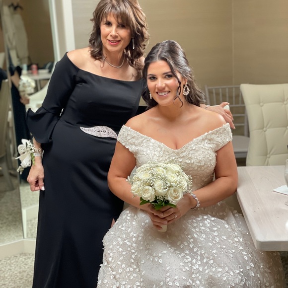 Wedding Gown by Designer Tony Ward.  Bought at Kleinfeld - Picture 7 of 9